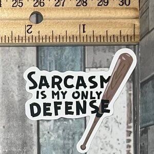 🌀10/$10🌀 Sarcasm Sarcastic Quote Reusable Waterproof Vinyl Sticker Decal